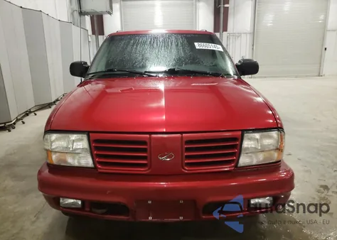 2000 Oldsmobile Bravada из США, поврежденный, VIN 1GHDT13W0Y2144348